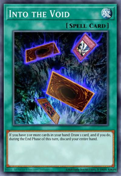 Into the Void Common BLC1-EN074 Battles of Legend Chapter 1 Yugioh card