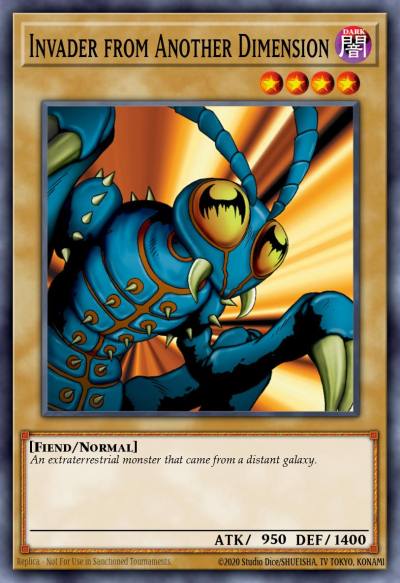 Invader from Another Dimension Short Print AP07-EN014 Astral Pack Seven Yugioh card