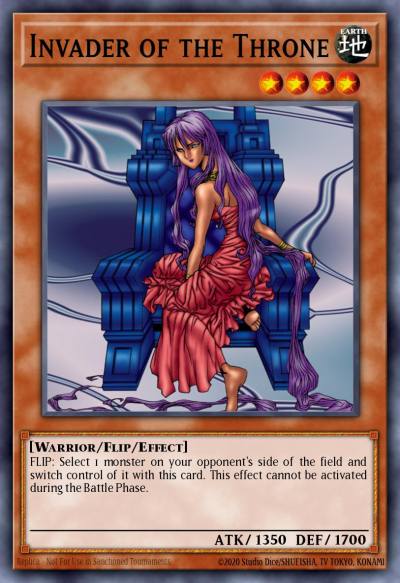 Invader of the Throne Common DB1-EN013 Dark Beginning 1 Yugioh card