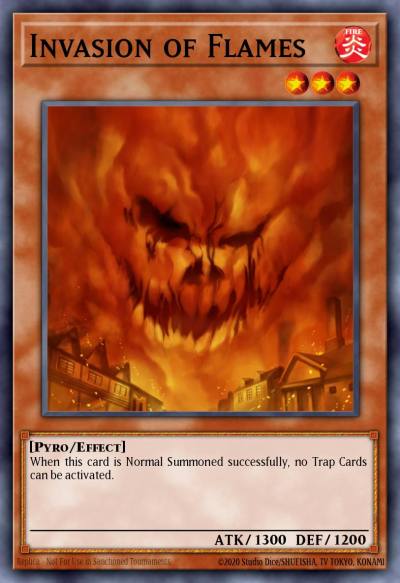 Invasion of Flames Common DR3-EN084 Dark Revelation Volume 3 Yugioh card