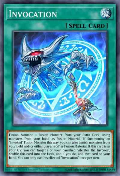 Invocation Prismatic Secret Rare MP24-EN060 25th Anniversary Tin Dueling Mirrors Yugioh card