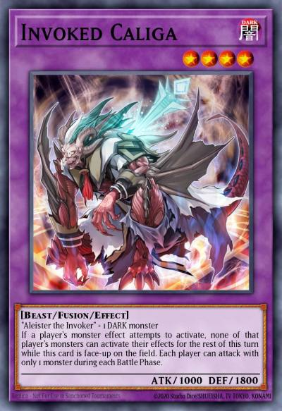 Invoked Caliga Ultra Rare BLAR-EN080 Battles of Legend Armageddon Yugioh card