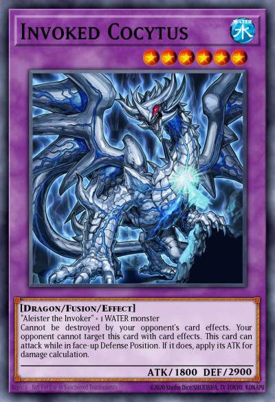 Invoked Cocytus Secret Rare FUEN-EN029 Fusion Enforcers Yugioh card