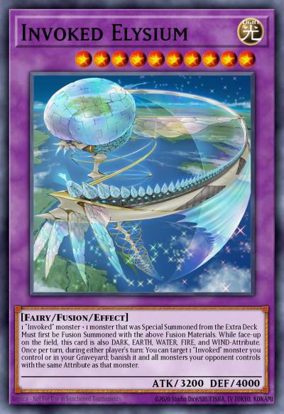 Invoked Elysium Ultra Rare BLAR-EN083 Battles of Legend Armageddon Yugioh card