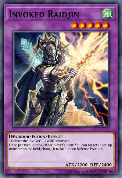 Invoked Raidjin Ultra Rare BLAR-EN081 Battles of Legend Armageddon Yugioh card