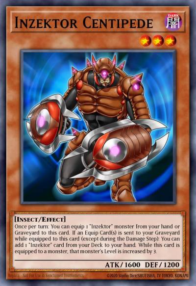 Inzektor Centipede Super Rare AP01-EN007 Astral Pack One Yugioh card