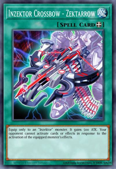 Inzektor Crossbow - Zektarrow Rare GAOV-EN061 Galactic Overlord Yugioh card