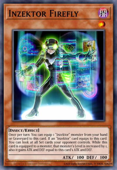 Inzektor Firefly Common GAOV-EN028 Galactic Overlord Yugioh card