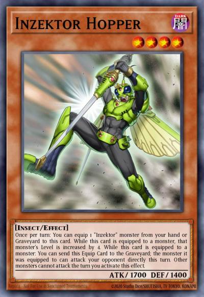 Inzektor Hopper Rare ORCS-EN081 Order of Chaos Yugioh card