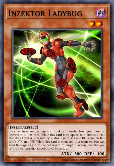 Inzektor Ladybug Common GAOV-EN029 Galactic Overlord Yugioh card