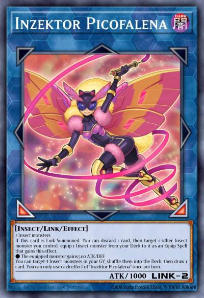 Inzektor Picofalena Common MP19-EN067 2019 Gold Sarcophagus Tin Mega Pack Yugioh card