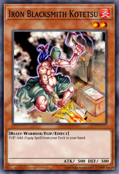 Iron Blacksmith Kotetsu Common DCR-064 Dark Crisis Yugioh card
