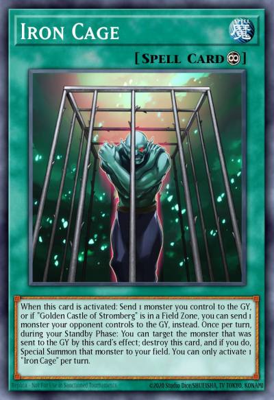 Iron Cage Ultra Rare BLRR-EN012 Battles of Legend Relentless Revenge Yugioh card