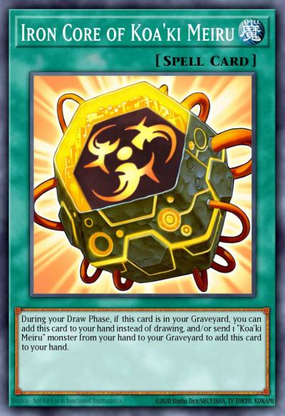 Iron Core of Koaki Meiru Ultra Rare RGBT-ENPP1 Duelist Pack Collection Tin 2009 Yugioh card