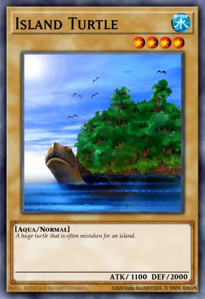 Island Turtle Short Print PSV-095 Pharaohs Servant Yugioh card