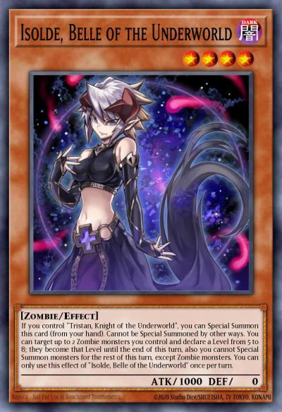 Isolde Belle of the Underworld Gold Secret Rare PGL2-EN010 Premium Gold Return of the Bling Yugioh card