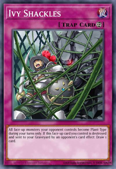 Ivy Shackles Common CRMS-EN070 Crimson Crisis Yugioh card