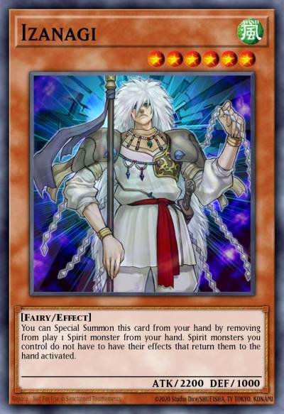 Izanagi Super Rare TDGS-EN030 The Duelist Genesis Yugioh card