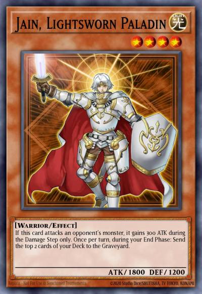 Jain Lightsworn Paladin Rare BP03-EN042 Battle Pack 3 Monster League Yugioh card
