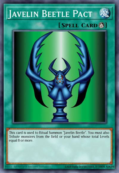 Javelin Beetle Pact Secret Rare PP01-EN012 Premium Pack (TCG) Yugioh card