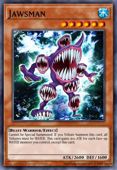 Jawsman Rare GENF-EN008 Generation Force Yugioh card