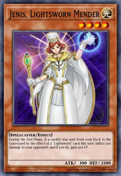Jenis Lightsworn Mender Super Rare AP05-EN005 Astral Pack Five Yugioh card