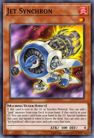 Jet Synchron Common LED6-EN030 Legendary Duelists Magical Hero Yugioh card