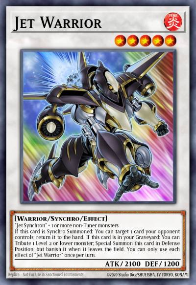 Jet Warrior Ultra Rare SDSE-EN041 Synchron Extreme Structure Deck Yugioh card
