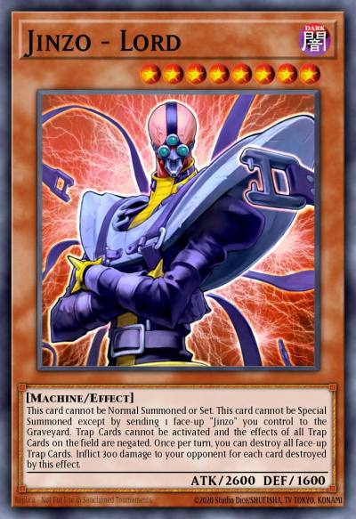 Jinzo - Lord Common LED7-EN040 Legendary Duelists Rage of Ra Yugioh card