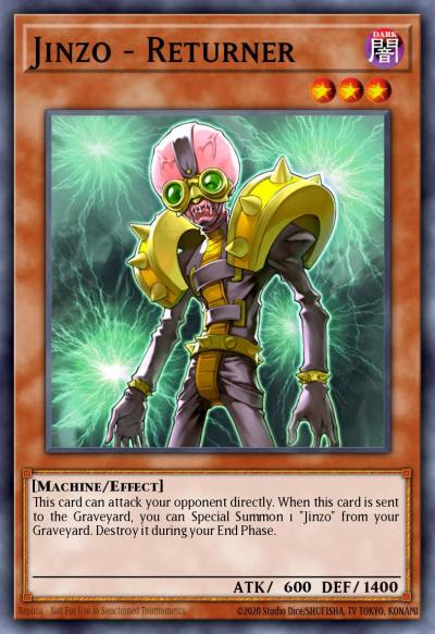 Jinzo - Returner Common LED7-EN039 Legendary Duelists Rage of Ra Yugioh card