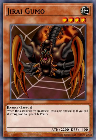 Jirai Gumo Common DB2-EN054 Dark Beginning 2 Yugioh card