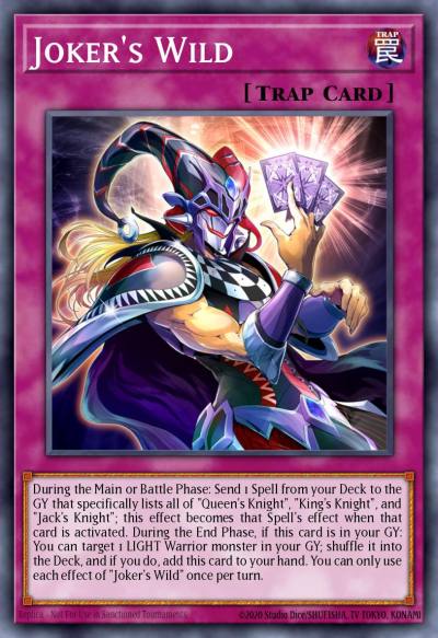 Jokers Wild Super Rare KICO-EN007 Kings Court Yugioh card