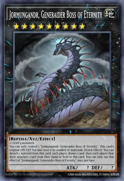 Jormungandr Generaider Boss of Eternity Ultra Rare GFP2-EN147 Ghosts From the Past The 2nd Haunting Yugioh card