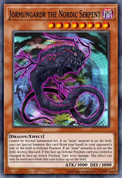 Jormungardr the Nordic Serpent Ultra Rare LC05-EN001 Legendary Collection 5Ds Yugioh card