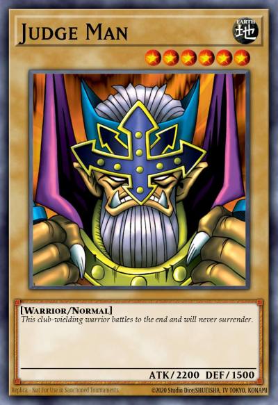 Judge Man Ultra Rare KC01-EN006 25th Anniversary Ultimate Kaiba Set Yugioh card
