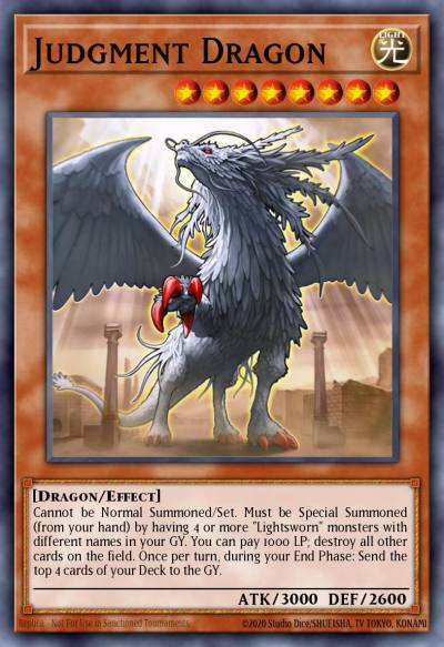 Judgment Dragon Starfoil Rare BATT-EN017 Battle Pack Tournament Prize Cards Yugioh card