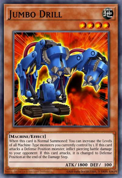 Jumbo Drill Super Rare GAOV-EN015 Galactic Overlord Yugioh card