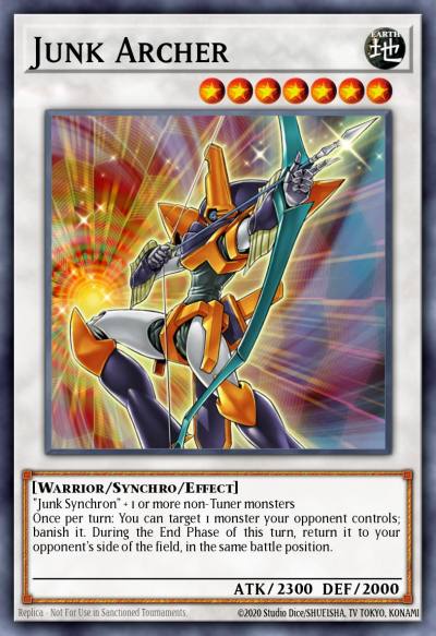 Junk Archer Secret Rare BLMR-EN073 Battles of Legend Monstrous Revenge Yugioh card
