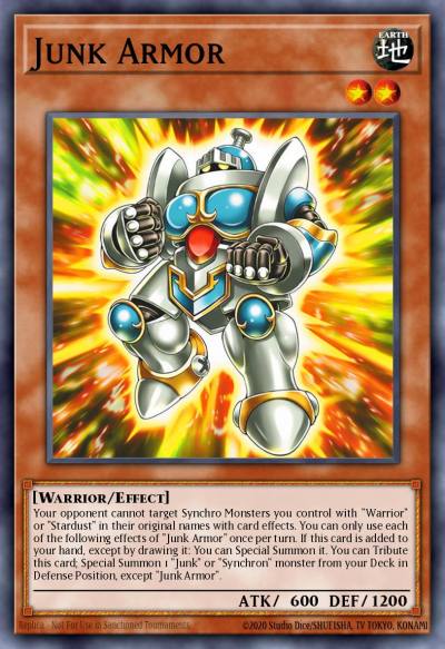 Junk Armor Secret Rare BLGG-EN032 Battles of Legend: Glorious Gallery Yugioh card