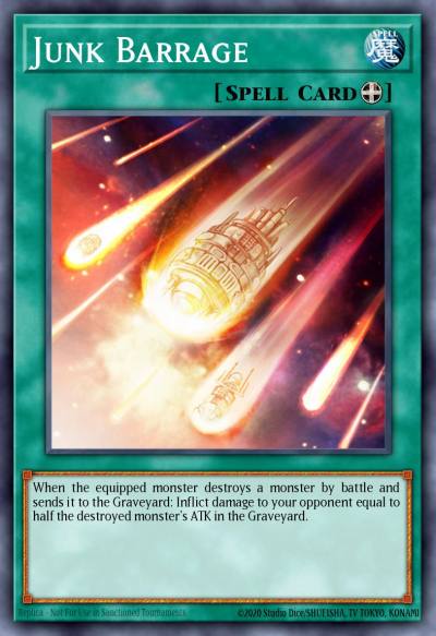 Junk Barrage Common DP08-EN019 Duelist Pack Yusei Yugioh card