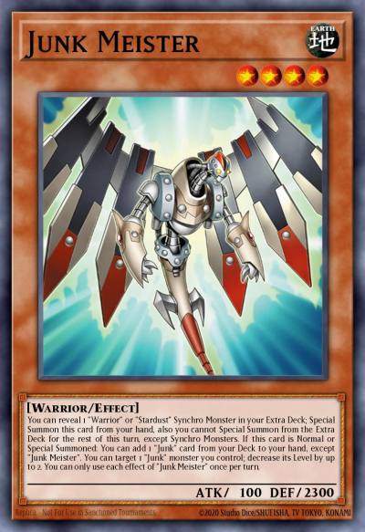 Junk Meister Secret Rare BLGG-EN033 Battles of Legend: Glorious Gallery Yugioh card