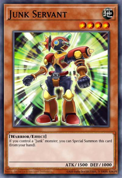 Junk Servant Rare EXVC-EN001 Extreme Victory Yugioh card
