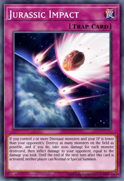 Jurassic Impact Ultra Rare BLLR-EN030 Battles of Legend Lights Revenge Yugioh card