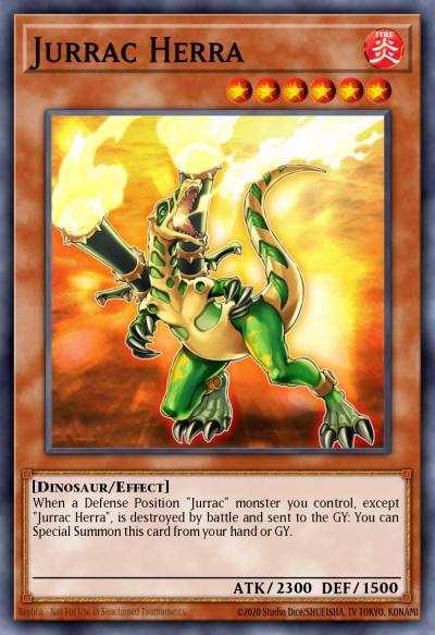 Jurrac Herra Duel Terminal Rare Parallel Rare DT04-EN028 Duel Terminal 4 Yugioh card
