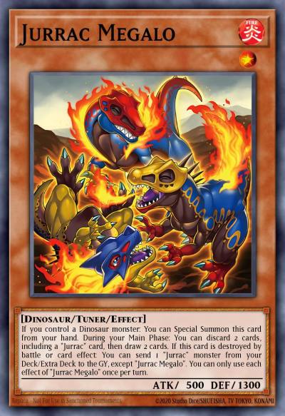 Jurrac Megalo New BLMM-EN016 Battles of Legend Monster Mayhem Yugioh card