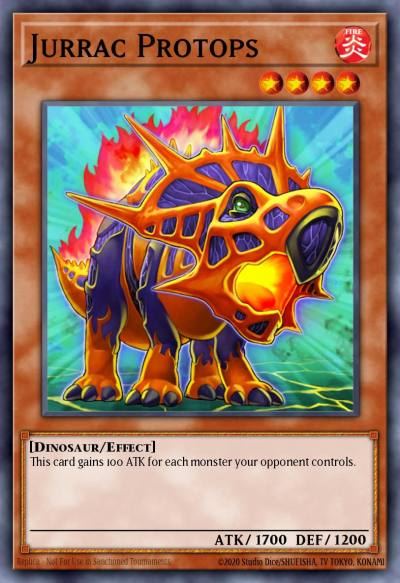 Jurrac Protops Common BP03-EN073 Battle Pack 3 Monster League Yugioh card