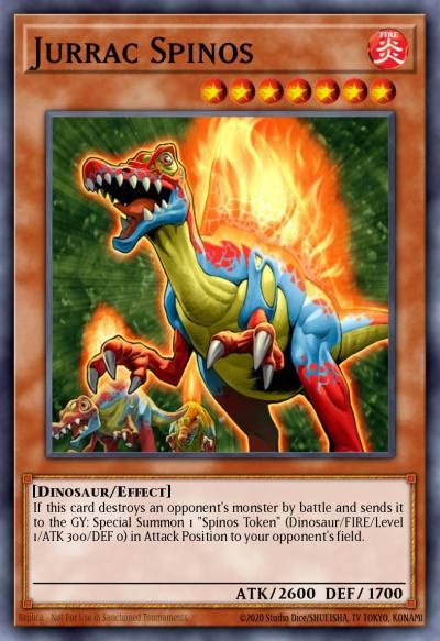 Jurrac Spinos Duel Terminal Rare Parallel Rare DT03-EN016 Duel Terminal 3 Yugioh card