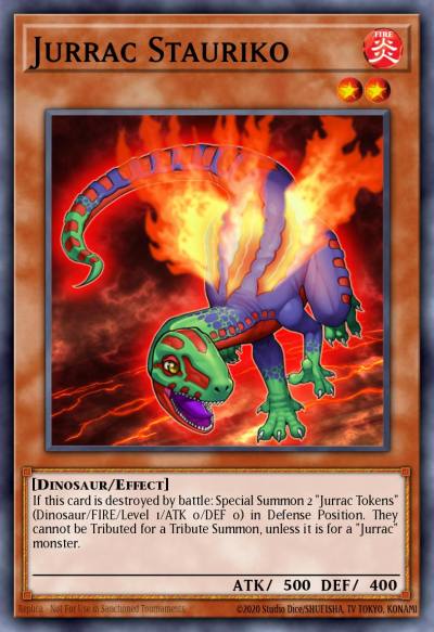 Jurrac Stauriko Duel Terminal Normal Parallel Rare DT03-EN069 Duel Terminal 3 Yugioh card