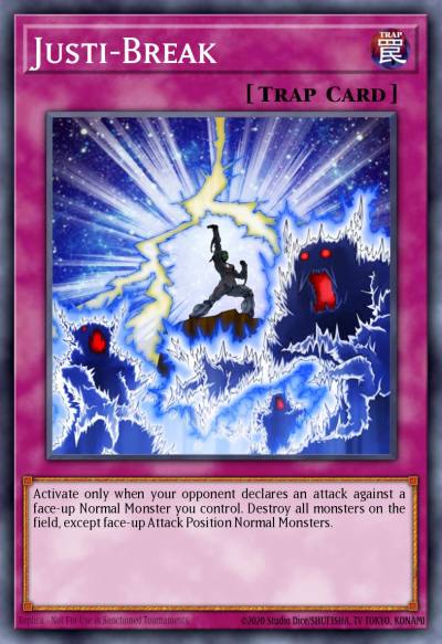 Justi-Break Common CDIP-EN051 Cyberdark Impact Yugioh card
