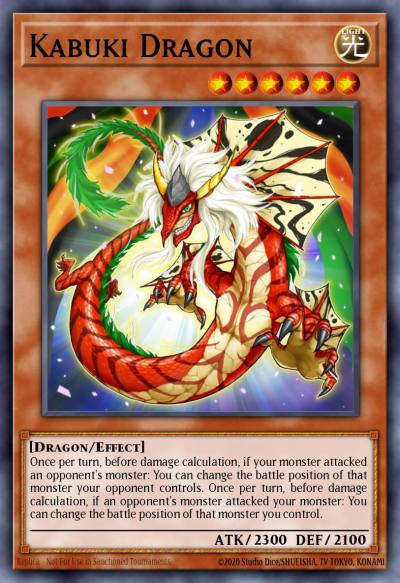 Kabuki Dragon Super Rare WSUP-EN049 World Superstars Yugioh card